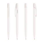 Caneta biodegradável com proteção antibacteriana e tinta preta BIC® cor branco