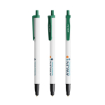 Caneta de plástico reciclado com ponteira tátil e tinta preta BIC®