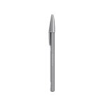 Caneta metálica mate recarregável com tinta preta Cristal® ReNew BIC® vista principal
