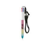 Caneta de plástico com efeito degradé metálico e tinta de 4 cores BIC® vista principal
