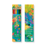 Conjunto de colorir reciclado com certificação FSC® e 6 lápis BIC® cor multicolor