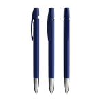 Caneta plástico recarregável com mecanismo de clique e tinta preta BIC® cor azul-marinho