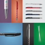 Caneta plástico recarregável com mecanismo de clique e tinta preta BIC®