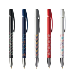 Caneta plástico recarregável com mecanismo de clique e tinta preta BIC®