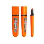 Marcador fluorescente de plástico com tinta de origem natural BIC® cor cor-de-laranja