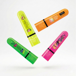 Marcador fluorescente de plástico com tinta de origem natural BIC®