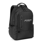 Mochila para portátil com 2 compartimentos acolchoados 20L 17'' cor preto imagem com logo