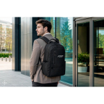 Mochila para portátil com 2 compartimentos acolchoados 20L 17'' vista conjunto