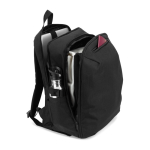 Mochila de viagem com abertura total e bolso, capacidade 25 L, 16'' cor preto sexta vista