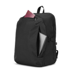 Mochila de viagem com abertura total e bolso, capacidade 25 L, 16'' cor preto sétima vista