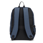 Mochila em pele sintética com fechos impermeáveis para PC 16'' cor azul segunda vista