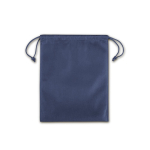 Mochila de cordões média em TNT com fecho termosselado 60 g/m² cor azul primeira vista