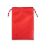 Mochila de cordões grande em TNT com fecho termosselado 60 g/m² cor vermelho primeira vista