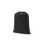 Mochila de cordões em tecido não tecido com fecho de cordão 60 g/m² cor preto