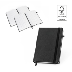 Caderno A5 pautado com planeamento mensal e banda elástica varias cores