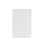 Caderno A6 de capa dura ideal para sublimação, folhas pautadas cor branco primeira vista