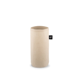 Capa para garrafa em feltro reciclado para transporte cor bege
