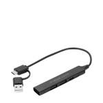 Hub USB multifunções ecológico com 4 portas e carregamento de 10W vista principal