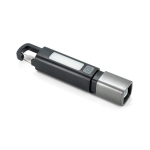 Lanterna recarregável USB-C com modos de luz LED e COB 2 W 800 mAh cor preto