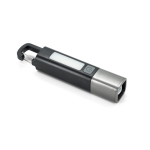Lanterna recarregável USB-C com modos de luz LED e COB 2 W 800 mAh cor preto terceira vista