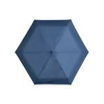 Mini guarda-chuva compacto manual 5 secções com bolsa de borracha Ø90 cor azul primeira vista