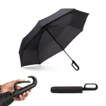 Guarda-chuva dobrável de 3 secções em pongee com pega ergonómica Ø117 varias cores