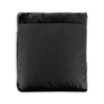 Manta polar macia 3 em 1 com bolso frontal 220 g/m² cor preto segunda vista
