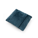 Manta polar macia 3 em 1 com bolso frontal 220 g/m² cor azul