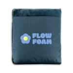 Manta polar macia 3 em 1 com bolso frontal 220 g/m² cor azul imagem com logo 3