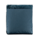 Manta polar macia 3 em 1 com bolso frontal 220 g/m² cor azul segunda vista
