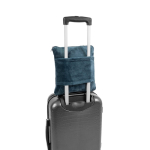 Manta polar macia 3 em 1 com bolso frontal 220 g/m² cor azul terceira vista