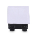 Anti-stress em espuma PU flexível e macia em forma de camião cor branco terceira vista