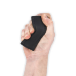 Anti-stress de espuma PU em forma quadrada de contentor marítimo cor preto quinta vista