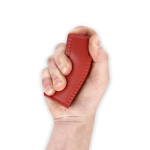Anti-stress de espuma PU em forma quadrada de contentor marítimo cor vermelho quinta vista