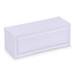 Anti-stress de espuma PU em forma quadrada de contentor marítimo cor branco