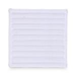 Anti-stress de espuma PU em forma quadrada de contentor marítimo cor branco terceira vista