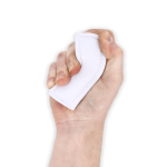 Anti-stress de espuma PU em forma quadrada de contentor marítimo cor branco quinta vista