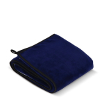 Manta de microfibra de poliéster com sublimação a cores 500 g/m² cor azul-escuro segunda vista