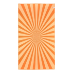 Toalha de praia em RPET com tecnologia de secagem rápida 100x180cm cor cor-de-laranja quinta vista