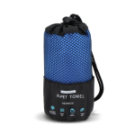 Toalha em RPET com tecnologia de secagem rápida e bolsa 40x80 cm cor azul segunda vista