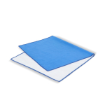 Toalha em RPET com tecnologia de secagem rápida e bolsa 40x80 cm cor azul terceira vista