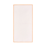 Toalha em RPET com tecnologia de secagem rápida e bolsa 40x80 cm cor cor-de-laranja sexta vista