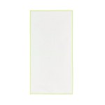 Toalha em RPET com tecnologia de secagem rápida e bolsa 40x80 cm cor verde-lima sexta vista