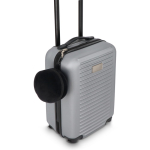 Almofada de viagem 2 em 1 com máscara integrada e capa cor preto quinta vista