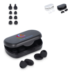 Tampões de ouvidos de silicone macio com estojo e em 3 tamanhos
