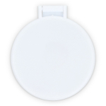 Espelho compacto de plástico com design simples e leve cor branco quarta vista
