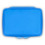 Conjunto de pastilhas de sabão monodose em estojo de plástico 20 unid. cor azul quarta vista
