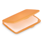 Conjunto de pastilhas de sabão monodose em estojo de plástico 20 unid. cor cor-de-laranja