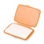 Conjunto de pastilhas de sabão monodose em estojo de plástico 20 unid. cor cor-de-laranja segunda vista