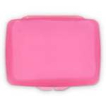 Conjunto de pastilhas de sabão monodose em estojo de plástico 20 unid. cor cor-de-rosa terceira vista